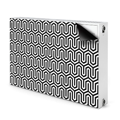 Magnetic radiator mat Geometric pattern