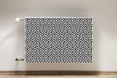 Magnetic radiator mat Geometric pattern