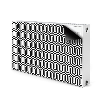 Magnetic radiator mat Geometric pattern