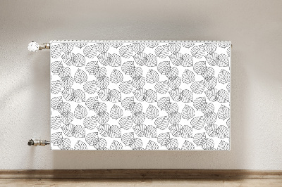 Magnetic radiator cover Pattern leaves