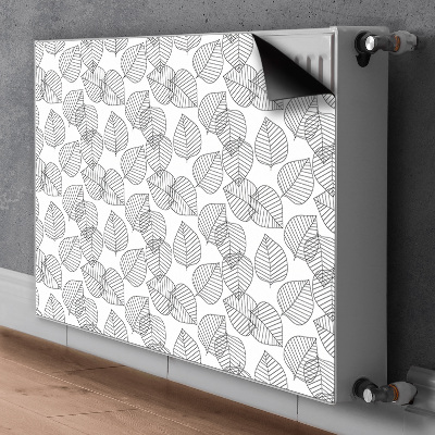 Magnetic radiator cover Pattern leaves