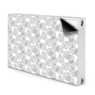 Magnetic radiator cover Pattern leaves