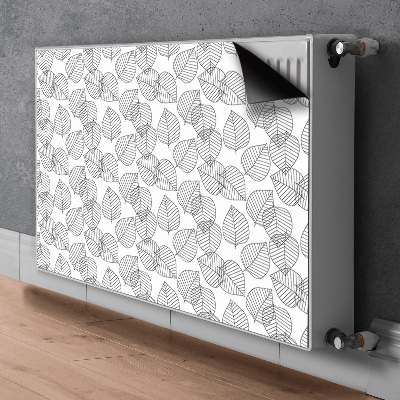 Magnetic radiator cover Pattern leaves