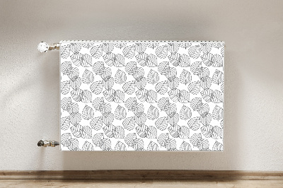 Magnetic radiator cover Pattern leaves