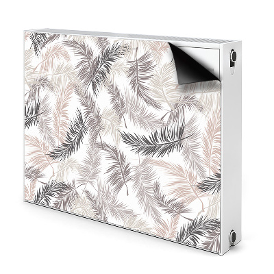 Magnetic radiator cover Palm leaves