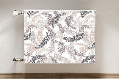 Magnetic radiator cover Palm leaves