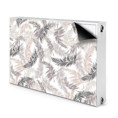 Magnetic radiator cover Palm leaves