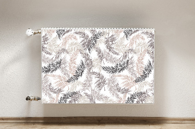 Magnetic radiator cover Palm leaves