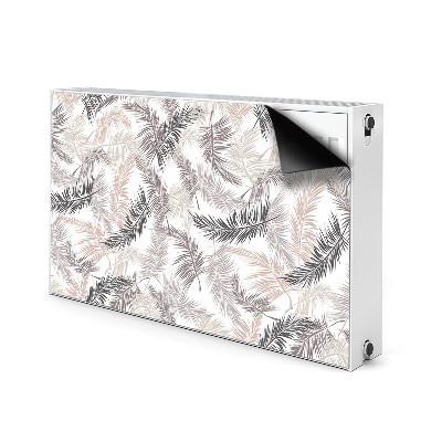 Magnetic radiator cover Palm leaves