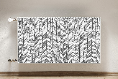 Decorative radiator cover Herringbone