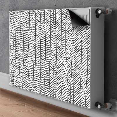 Decorative radiator cover Herringbone