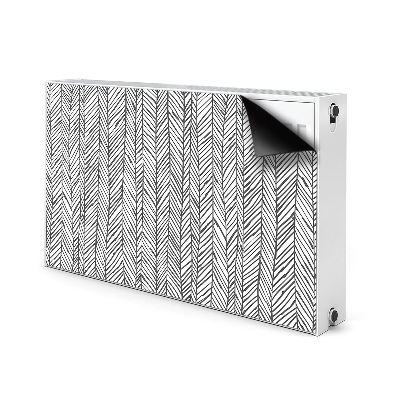 Decorative radiator cover Herringbone