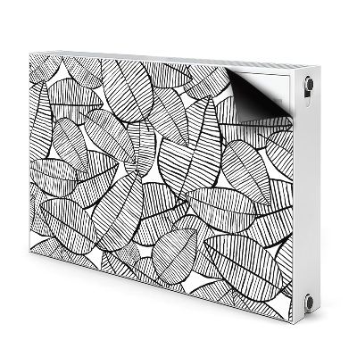 Magnetic radiator mat Tropical pattern