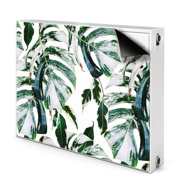 Magnetic radiator cover Palm leaves