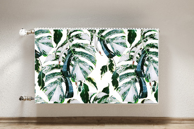 Magnetic radiator cover Palm leaves