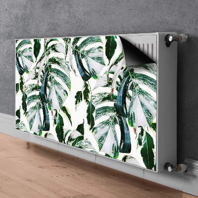 Magnetic radiator cover Palm leaves