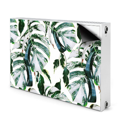 Magnetic radiator cover Palm leaves