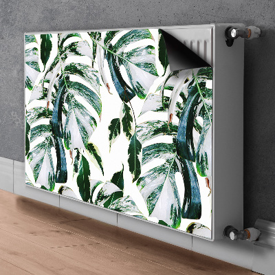 Magnetic radiator cover Palm leaves