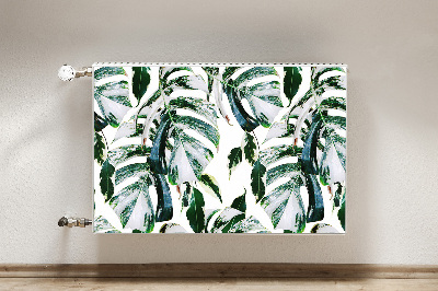 Magnetic radiator cover Palm leaves