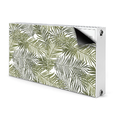 Magnetic radiator mat Exotic leaves