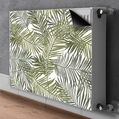 Magnetic radiator mat Exotic leaves