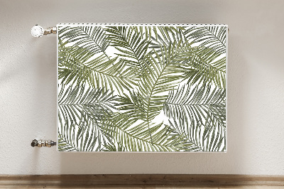 Magnetic radiator mat Exotic leaves