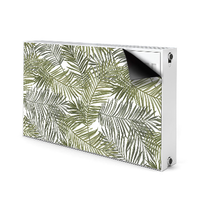 Magnetic radiator mat Exotic leaves