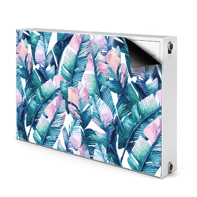 Decorative radiator cover Rainbow leaves