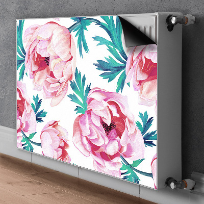 Printed radiator mat Poppy seed flower