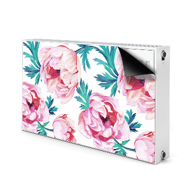 Printed radiator mat Poppy seed flower