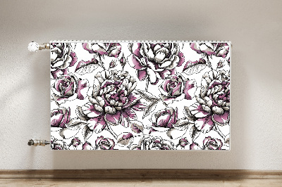 Magnetic radiator mat Roses