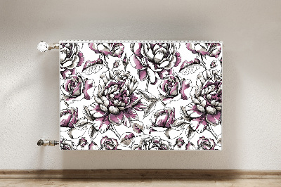 Magnetic radiator mat Roses