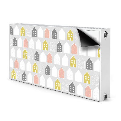 Magnetic radiator mat Scandinavian pattern