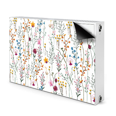 Decorative radiator mat Field flowers