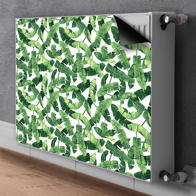 Magnetic radiator cover Tropical leaves