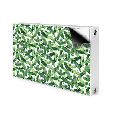 Magnetic radiator cover Tropical leaves