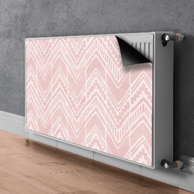 Magnetic radiator mat Aztec pattern