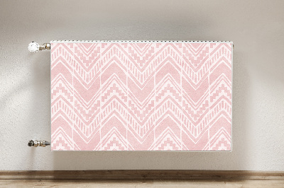 Magnetic radiator mat Aztec pattern