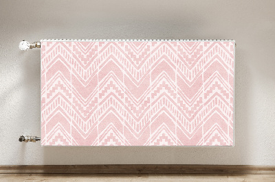 Magnetic radiator mat Aztec pattern