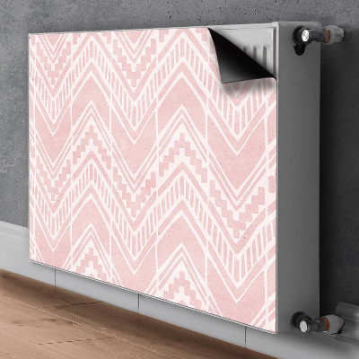 Magnetic radiator mat Aztec pattern