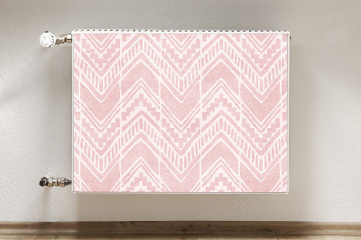 Magnetic radiator mat Aztec pattern