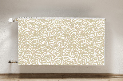 Radiator cover Beige tears boho