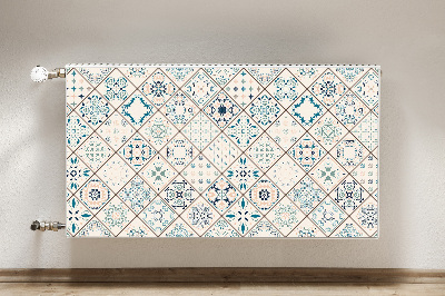 Decorative radiator cover Tile composition