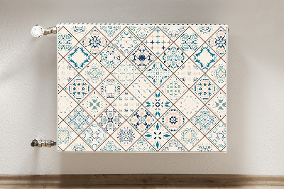 Decorative radiator cover Tile composition