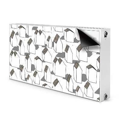 Magnetic radiator cover Modern houses