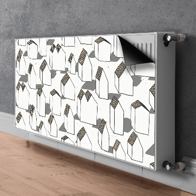 Magnetic radiator cover Modern houses