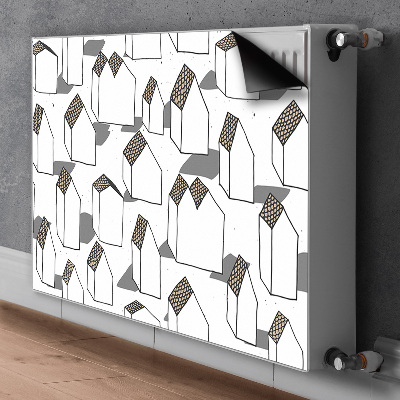 Magnetic radiator cover Modern houses