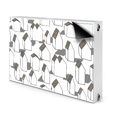 Magnetic radiator cover Modern houses