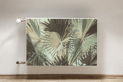 Decorative radiator cover Banana bush