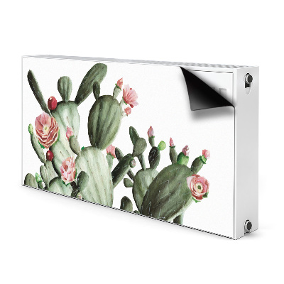 Decorative radiator cover Cacti